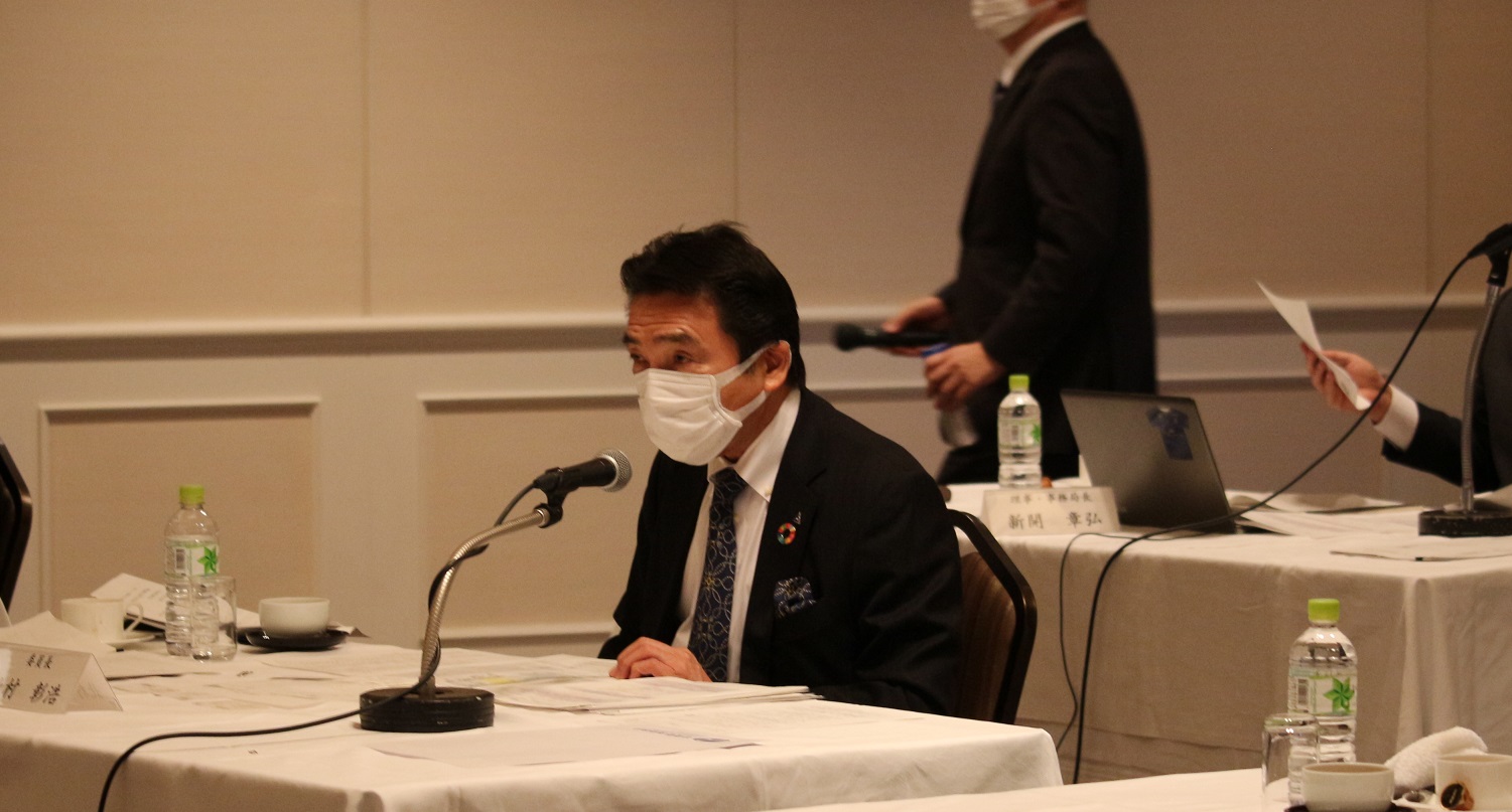 北村委員長の開会挨拶